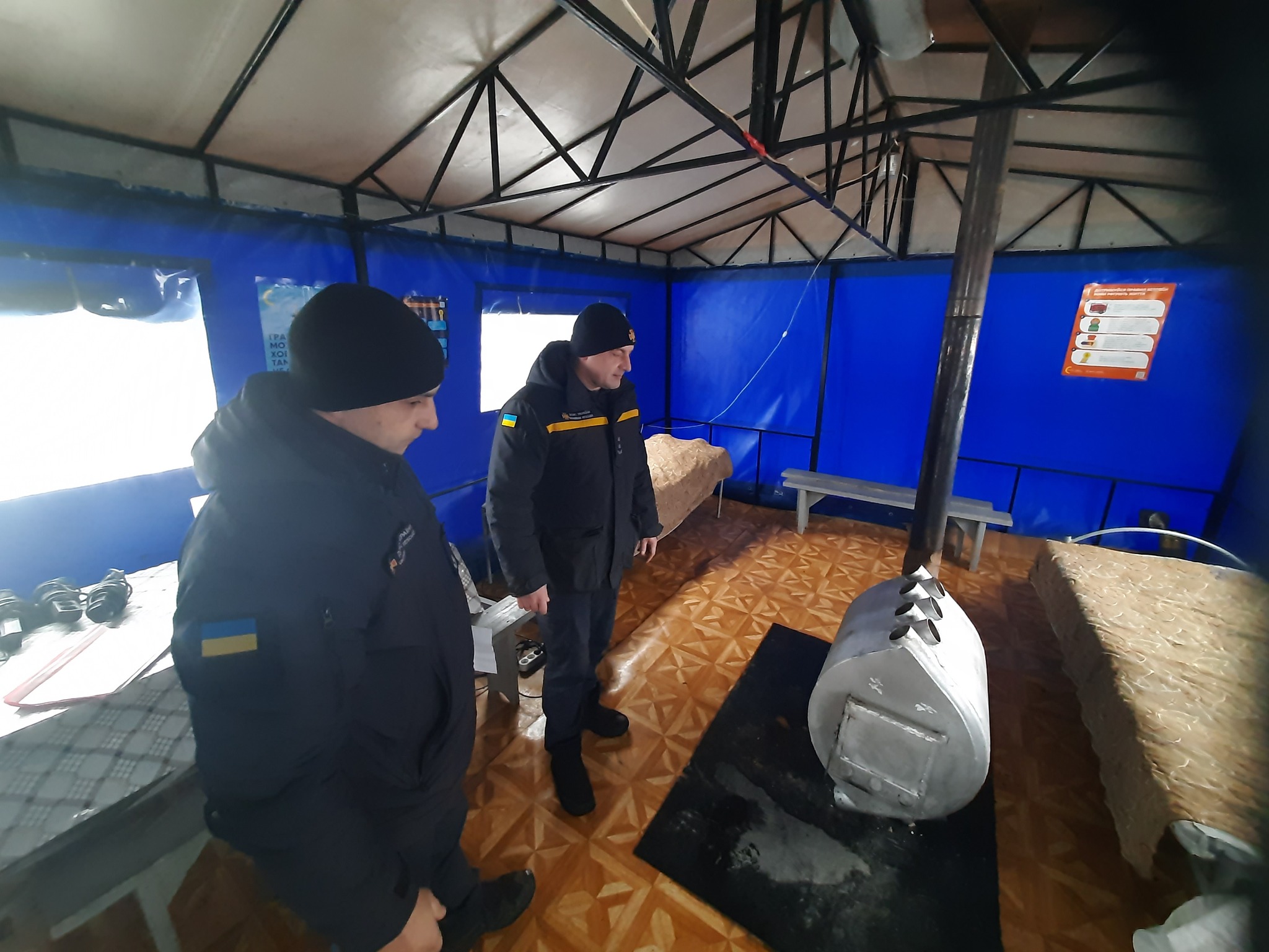 Рятувальники Бориспільщини провели огляд Пунктів Незламності щодо дотримання правил пожежної безпеки