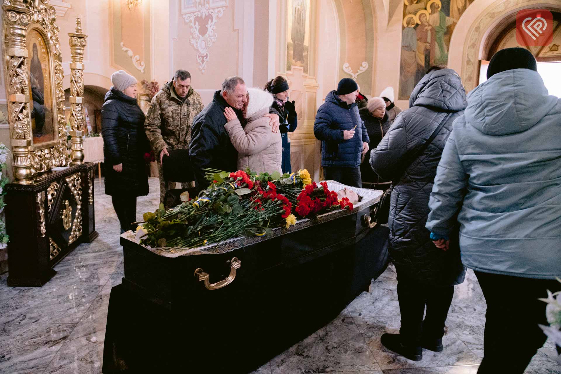 У Переяславі попрощались із загиблим на війні земляком Андрієм Пищиком: він прослужив менше двох місяців