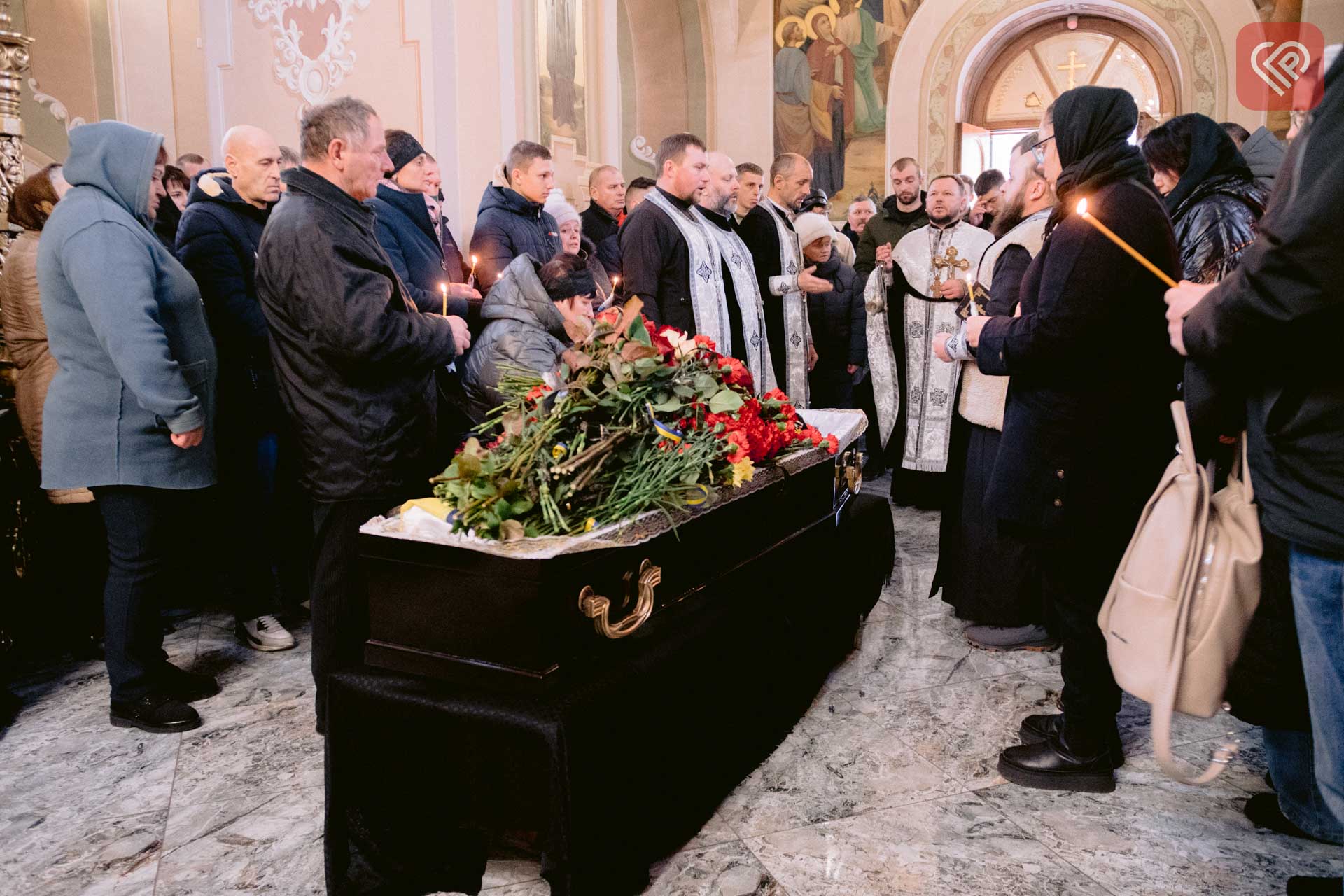 У Переяславі попрощались із загиблим на війні земляком Андрієм Пищиком: він прослужив менше двох місяців