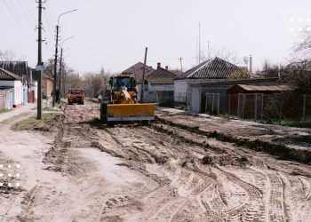 На вулиці Гімназійна у Переяславі проведено черговий етап робіт