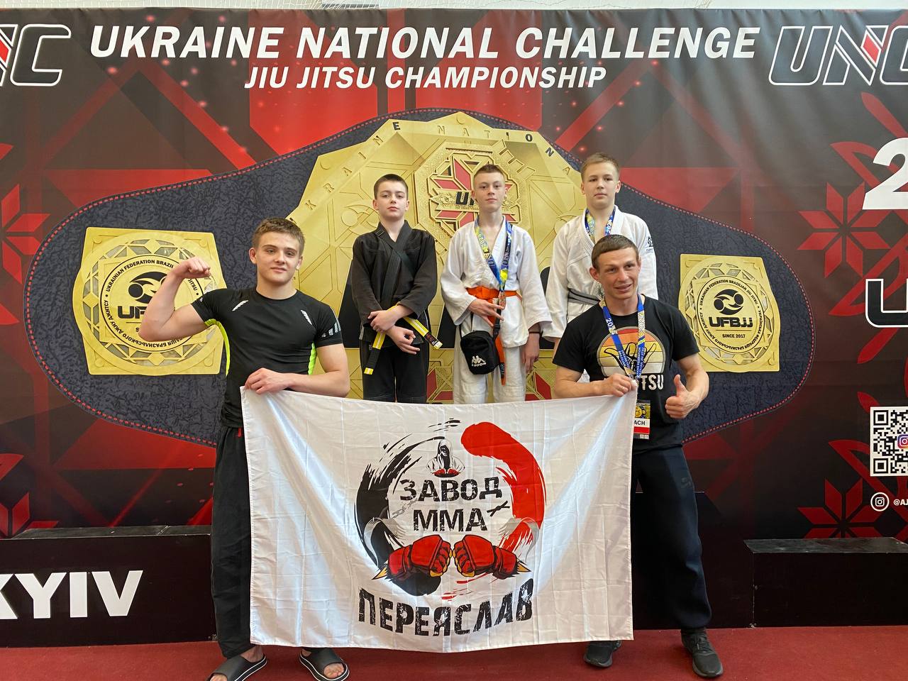 Вихованці переяславського СК «Завод ММА» вибороли 17 медалей на чемпіонаті з джиу-джитсу