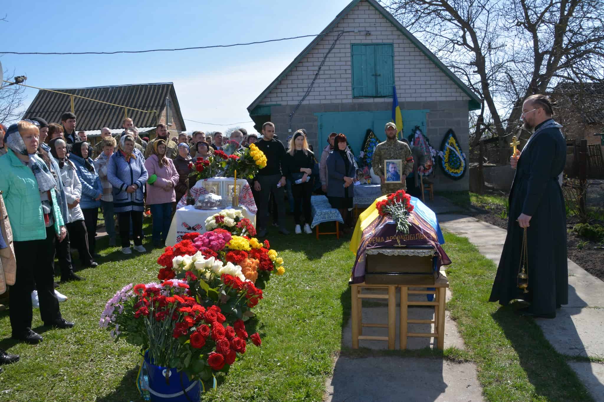 На Переяславщині попрощалися з воїном Вадимом Рубаном: йому було лише 25 років