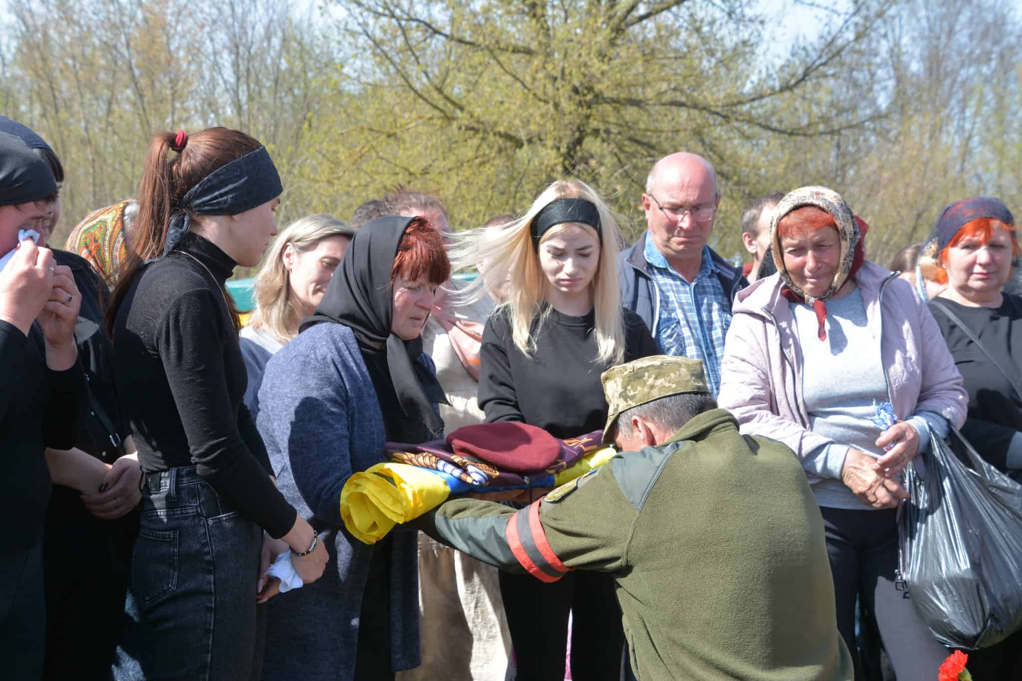 На Переяславщині попрощалися з воїном Вадимом Рубаном: йому було лише 25 років