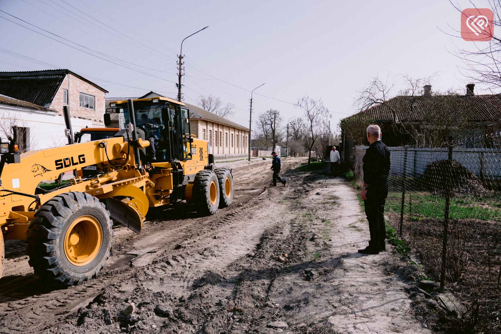 На вулиці Гімназійна у Переяславі проведено черговий етап робіт