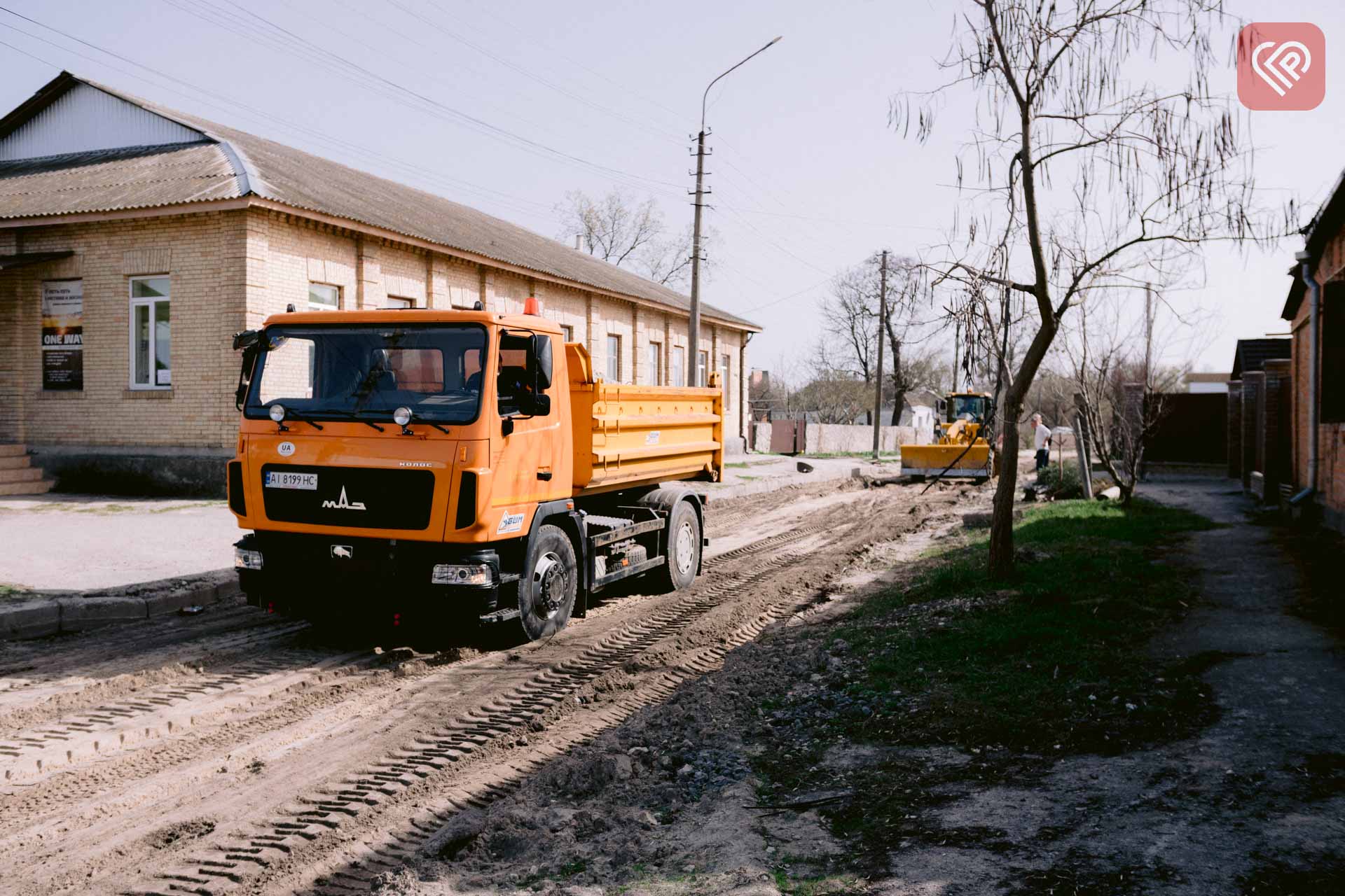 На вулиці Гімназійна у Переяславі проведено черговий етап робіт