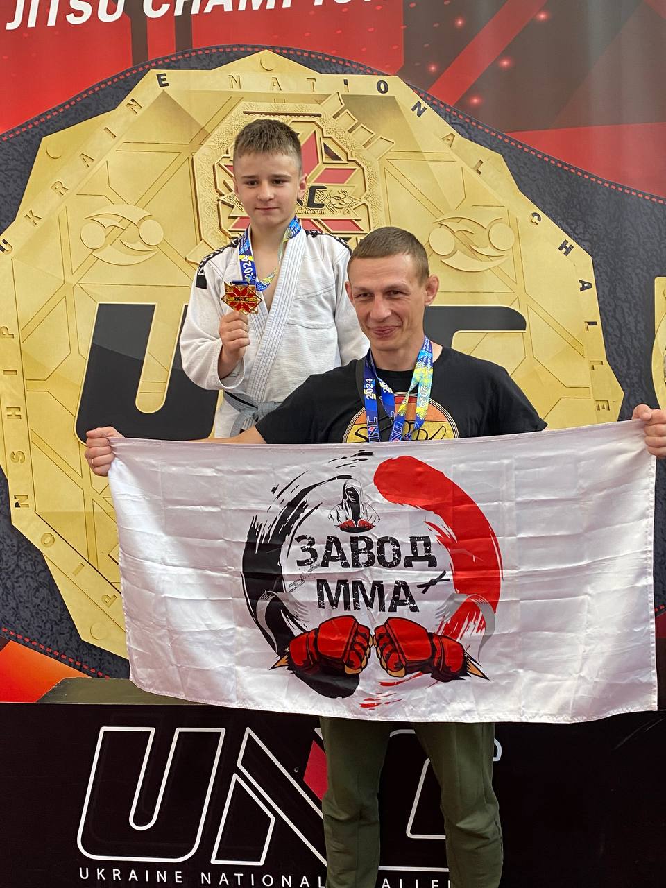 На чемпіонаті з джиу-джитсу UNC 2024 вихованці переяславського СК «Завод ММА» вибороли 23 медалі
