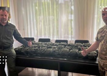 Підсилювачі для квадрокоптерів, РЕБ та бінокуляри нічого бачення: начальник БРВА Руслан Дяченко передав чергову допомогу 137-му батальйону