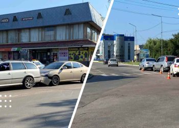 Зранку в центрі Переяслава майже одночасно сталися дві ДТП: рух тимчасово ускладнено