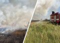 У Переяславі горіло понад два гектари трави: наслідки займання півтори години гасило три екіпажі вогнеборців (фото та відео)