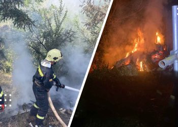 На Переяславщині знову горіло стихійне сміттєзвалище, а ще сміття на відкритій території (фото)