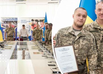 Переяславські добровольці знову знищили ворожий дрон-камікадзе над Київщиною: їх нагородили в стінах університету