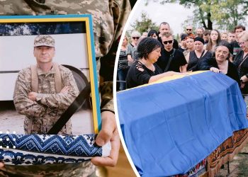 Побратими три кілометри несли пораненого бійця, але його серце зупинилося: у Переяславі попрощалися з Героєм Віталієм Євтушенком