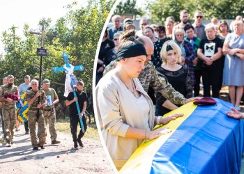 У Переяславській громаді попрощалися з 34-річним воїном Сергієм Нікітіним