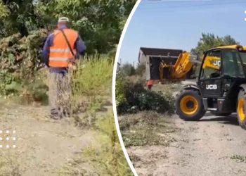 «Людям доводиться працювати без вихідних»: комунальники провели роботи з благоустрою на вулиці Ювілейній у Переяславі