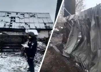На Київщині пошкоджені приватні будинки та господарські приміщення: наслідки атаки