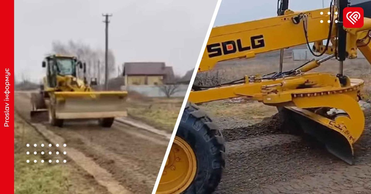 Переяславські комунальники прогрейдерували перші вулиці у 2025 році