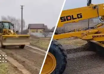 Переяславські комунальники прогрейдерували перші вулиці у 2025 році