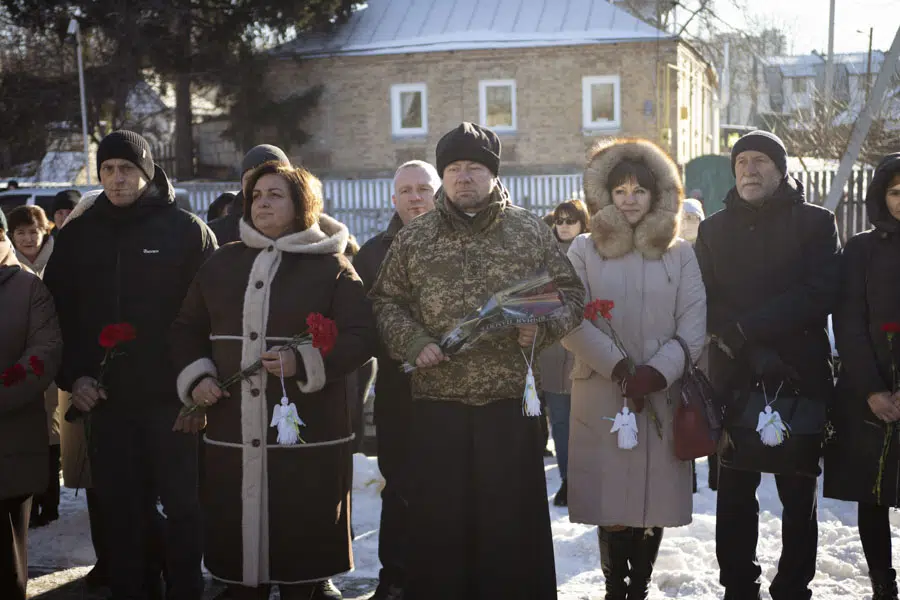 Нацгвардійці вшанували пам'ять Героїв Небесної сотні у Борисполі