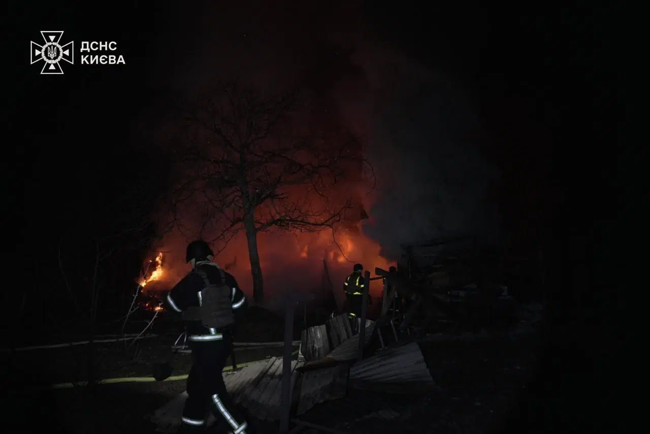 наслідки атаки шахедів на Київ