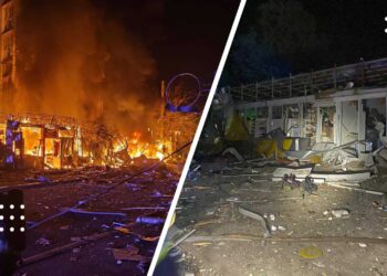 рф завдала комбінованого удару по Київщині: пошкоджені багатоповерхівки та автомобілі