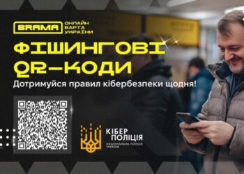 Кіберполіція застерігає: зловмисники залишають фішингові QR-коди у громадських місцях