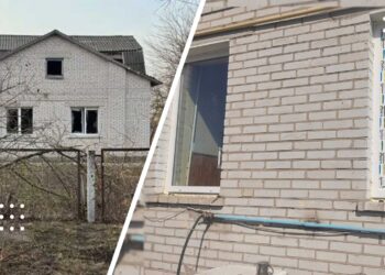 Благодійники з GEM встановили 62 віконні конструкції у пошкоджених будинках села Мазінки
