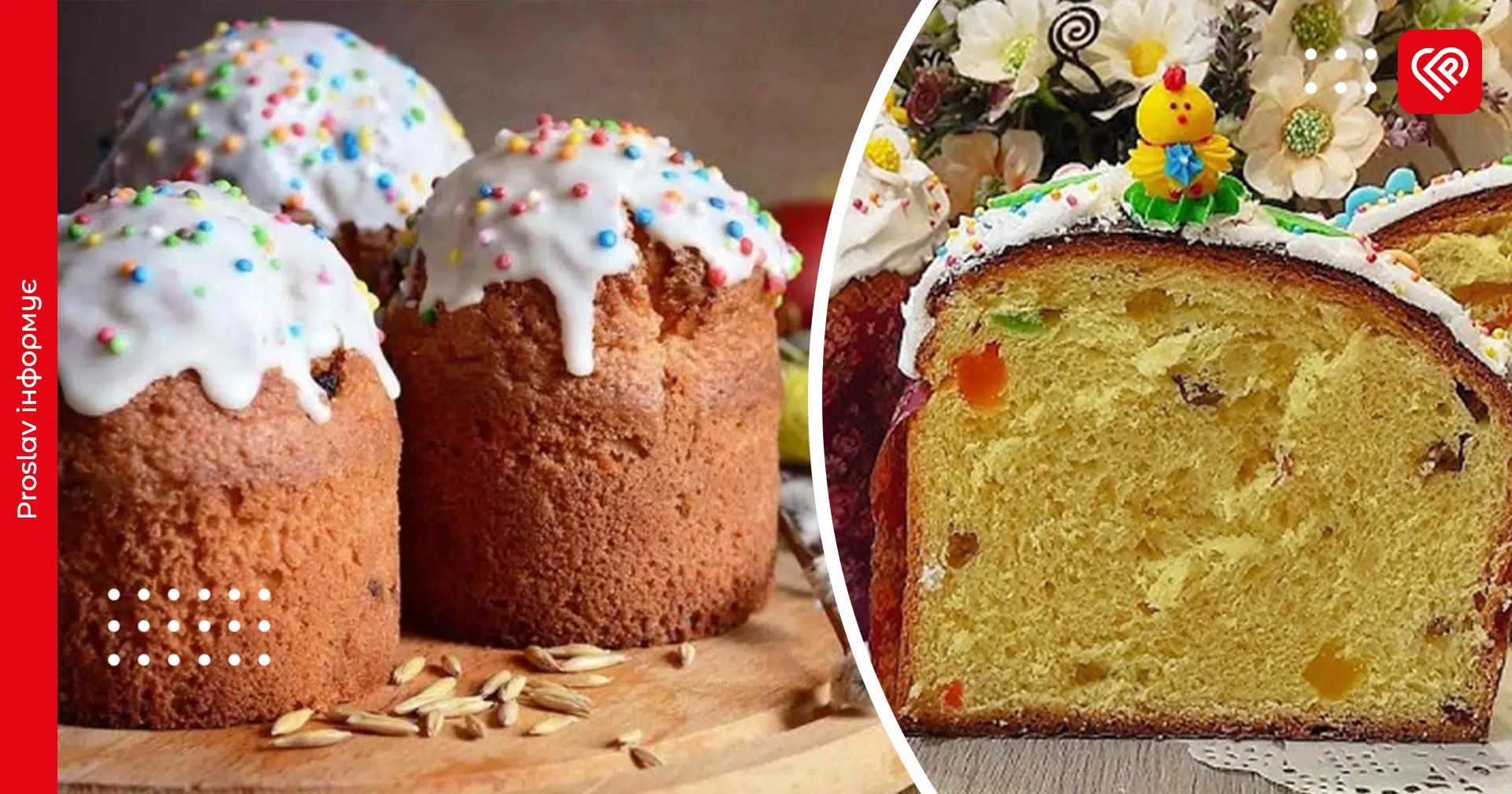 Три рецепти смачної паски: "бабусина" паска, вишукана для гурманів та сирна без дріжджів