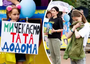 «Хтось чекає свята, а я – тата»: у Переяславі пройшла акція на підтримку полонених і зниклих безвісти захисників (відео)