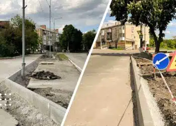 Модернізація перехрестя у центрі Переяслава: на якому етапі роботи