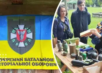 До Дня Конституції для дітей захисників 137-го батальйону влаштували свято: бійці ДФТГ показали основи військової справи
