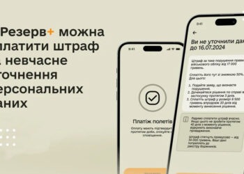 У Резерв+ запрацювала функція онлайн-сплати штрафів за невчасне уточнення персональних даних