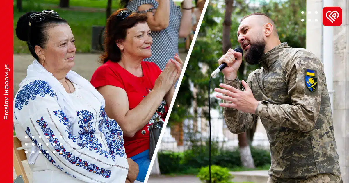 «Ми маємо бути згуртованими – тільки так переможемо»: у Переяславі із благодійною програмою виступив військовослужбовець та фіналіст «Голосу країни» Дмитро Селянський