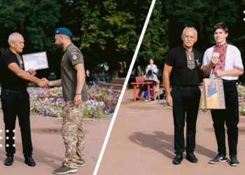 До Дня Незалежності у Переяславі військовим і активним громадянам вручили відзнаки, а юним українцям – паспорти