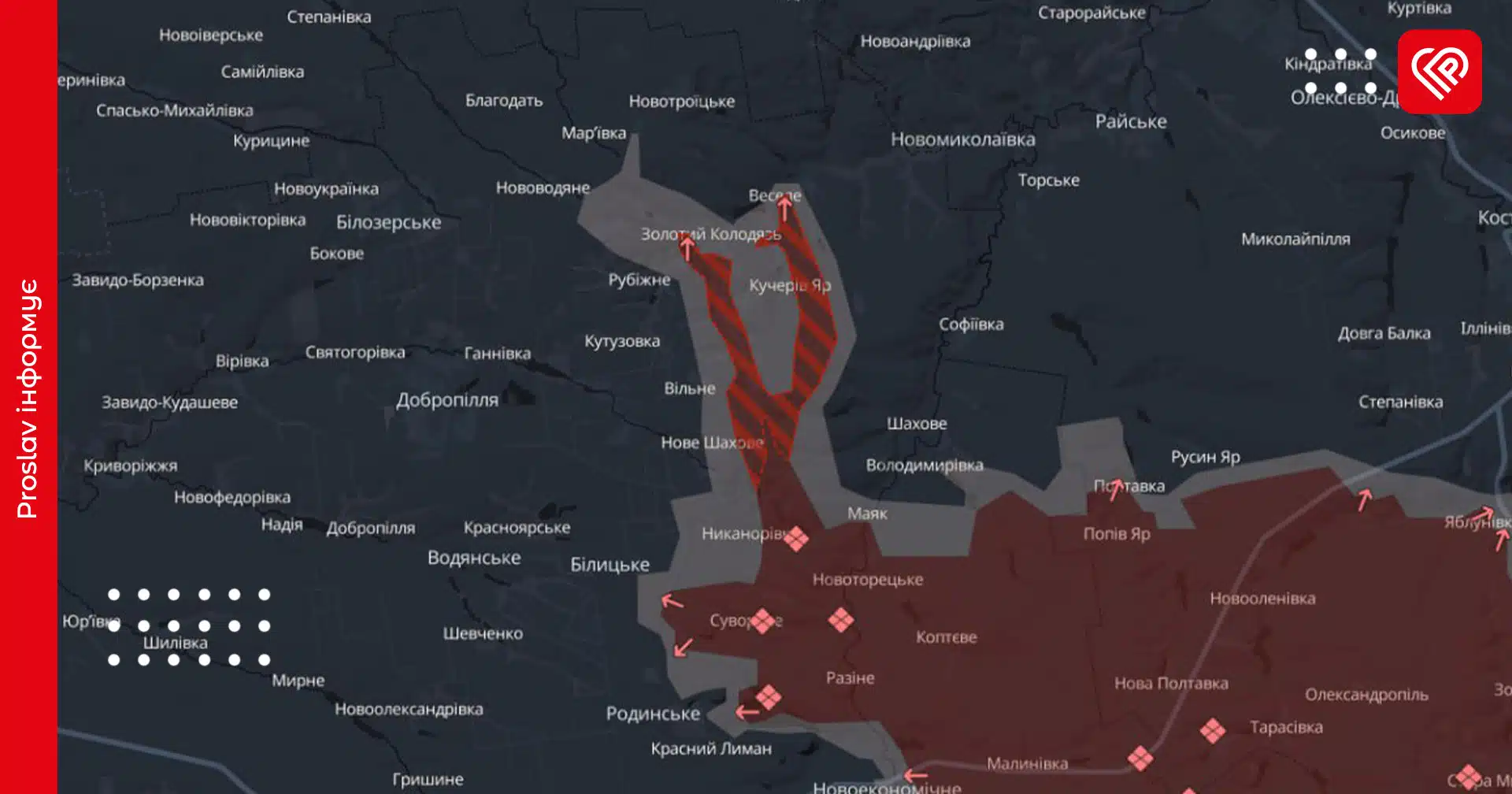 На Донеччині критична ситуація: бої під Добропіллям, ворог просувається до Краматорська та Дружківки