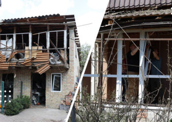 На Київщині внаслідок нічної атаки пошкоджено близько півсотні будинків, дитсадок та десяток автівок