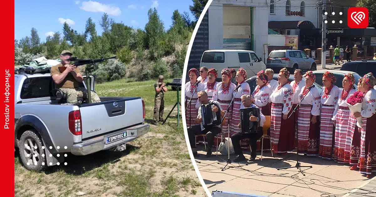 Хор «Жайвір» із Баришівки провів благодійний концерт і передав кошти на підтримку Переяславського ДФТГ