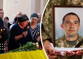 «Мабуть, немає таких добрих дітей на світі»: у Переяславі попрощалися із загиблим Героєм Олександром Гришком