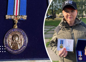 Переяславська волонтерка Інна Марченко отримала медаль «За жертовність та любов до України»