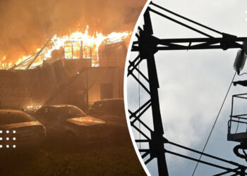 Внаслідок атаки у Бориспільському районі без світла тисячі родин: під ударом енергетична інфраструктура