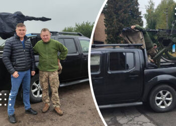 «Щоб збивати всю цю ворожу чортівню, потрібна потужна зброя»: Переяславська ППО отримала кулемет і сучасну турель