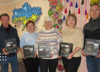 Працівники переяславського Центру надання соцпослуг придбали зарядні пристрої для військових