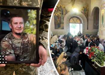 У Переяславі попрощалися з воїном Вадимом Чубарем, який загинув у ДТП: у нього залишився маленький син