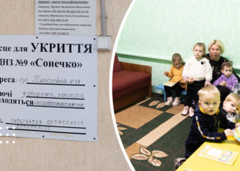 У переяславському дитсадочку «Сонечко» оновили укриття: дітки з групи «Полуничка» отримали окрему кімнату