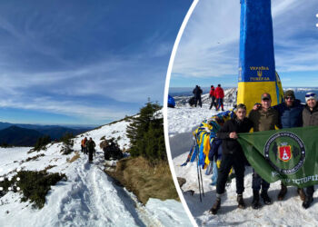 Переяславські ветерани разом із побратимами з Київщини та Закарпаття підкорили Говерлу