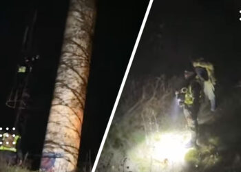 Поліцейські врятували жінку, яка намагалася стрибнути з водонапірної башти на Бориспільщині (відео)