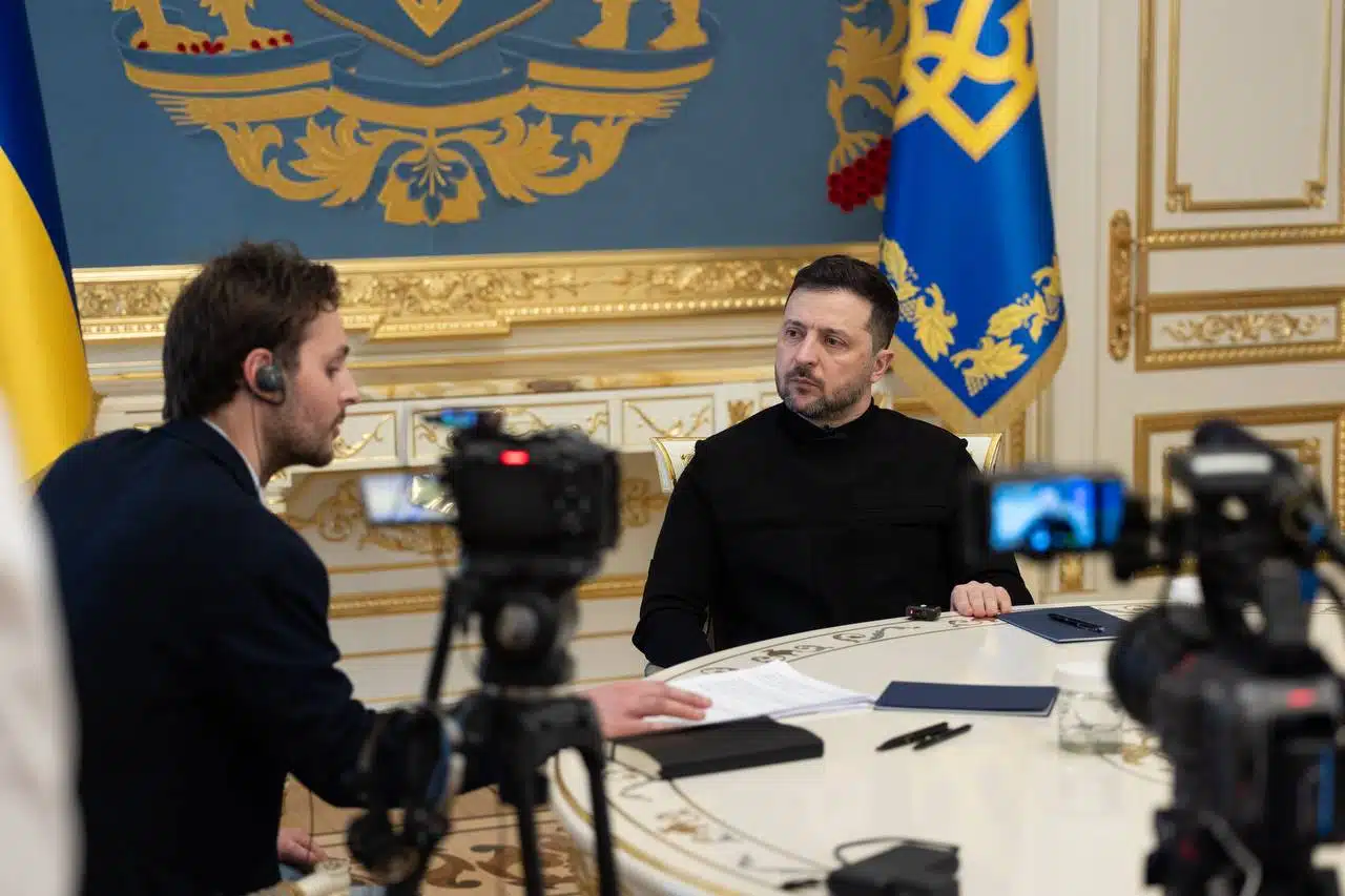 Володимир Зеленський в інтерв'ю французькому виданню Le Monde