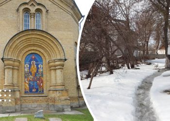 поховання біля храмів