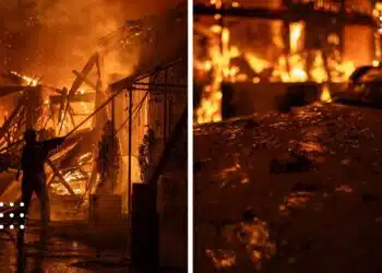 Вночі Київ атакували дрони: загинув чоловік, є влучання в СТО