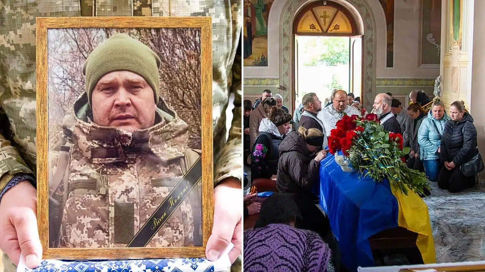 «Не плач, головне – вирости сина»: у Переяславі провели в останню путь Героя Олександра Бублика