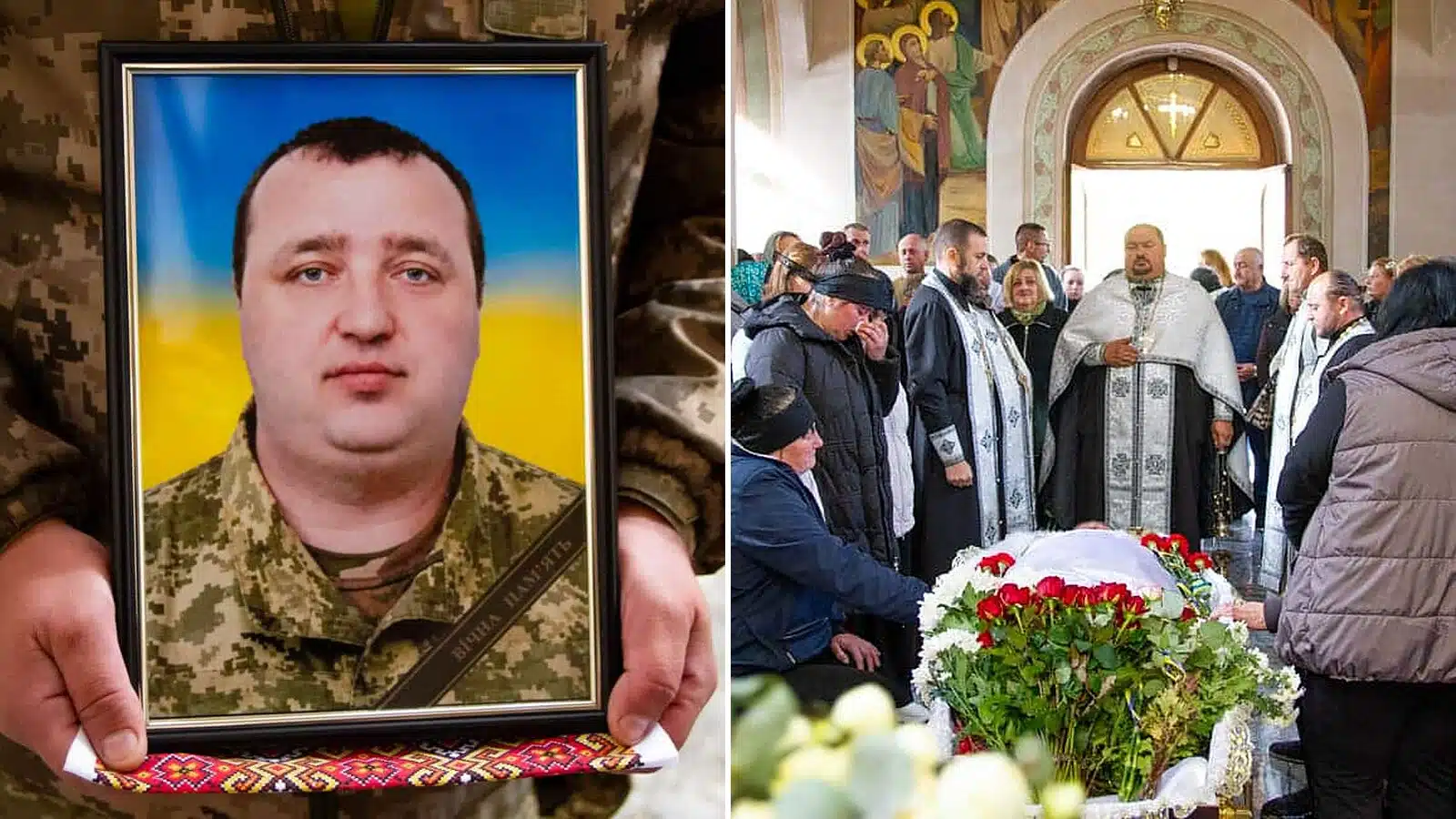 Щодня возив дітей до школи, а потім став на захист України: на Переяславщині попрощалися з Героєм Олександром Кочубеєм